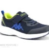Kappa Logo Glinoh 331D61W Bleu Marine - Basket Avec Elastique Et Scratch