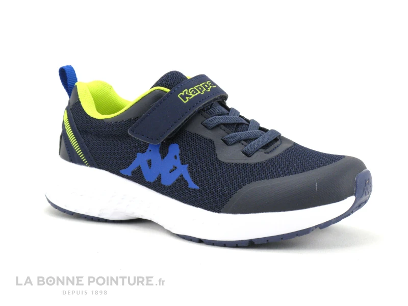 Kappa Logo Glinoh 331D61W Bleu Marine - Basket Avec Elastique Et Scratch 3 Kappa Logo Glinoh 331D61W Bleu Marine - Basket Avec Elastique Et Scratch