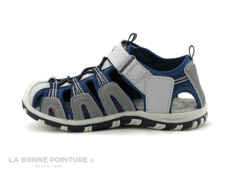 Wipop LIRADO Gris Clair - Bleu - Sandale Sport Enfant 4 Wipop LIRADO Gris Clair - Bleu - Sandale Sport Enfant – Image 2