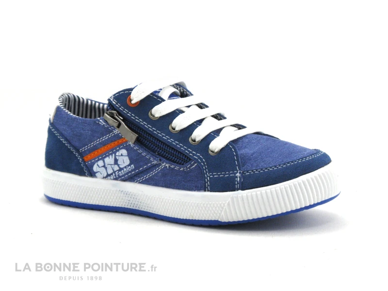 SK8 By Bopy NARDOC Bleu - Basket Toile GARCON 3 SK8 By Bopy NARDOC Bleu - Basket Toile GARCON