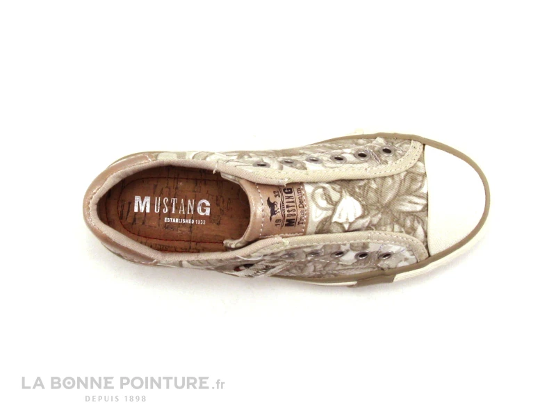 Mustang Shoes 5024 401 4 Beige - Basket Ville Fille 8 Mustang Shoes 5024 401 4 Beige - Basket Ville Fille – Image 6