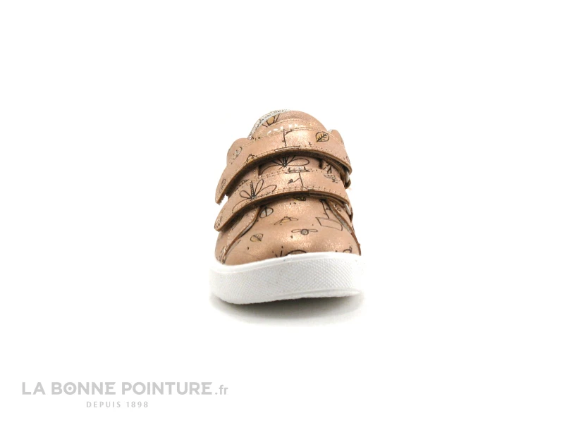 KOUKI By Bopy TAOFI - Peche Imprime - Velcros - Sneakers Fille 4 KOUKI By Bopy TAOFI - Peche Imprime - Velcros - Sneakers Fille – Image 2