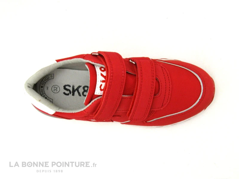 SK8 By Bopy TELEMAN Rouge - Basket Enfant Brides Velcro 5 SK8 By Bopy TELEMAN Rouge - Basket Enfant Brides Velcro – Image 3