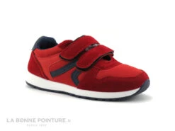 DT New York B313973 Red - Basket Rouge Enfant - 2 Velcros