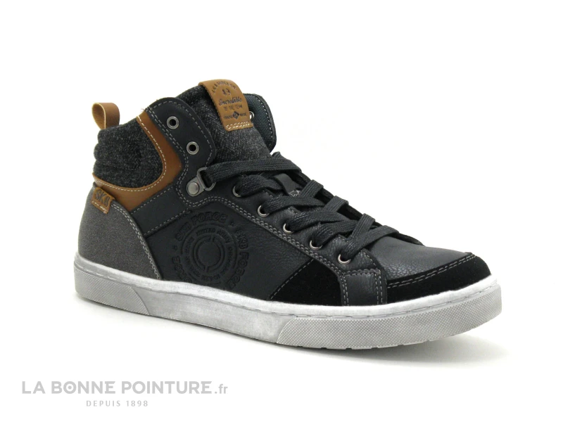 SK8 By Bopy TAROULIO Noir Gris - Basket Montante GARCON 3 SK8 By Bopy TAROULIO Noir Gris - Basket Montante GARCON