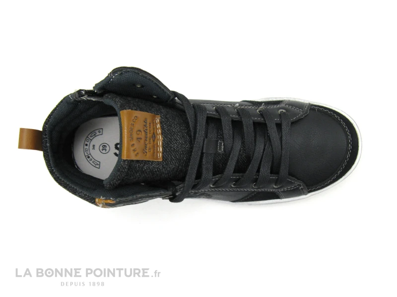 SK8 By Bopy TAROULIO Noir Gris - Basket Montante GARCON 6 SK8 By Bopy TAROULIO Noir Gris - Basket Montante GARCON – Image 4