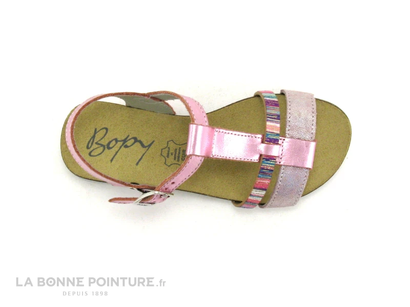 Bopy ECOCO Rose Metal - Nu-pieds Fille 8 Bopy ECOCO Rose Metal - Nu-pieds Fille – Image 6