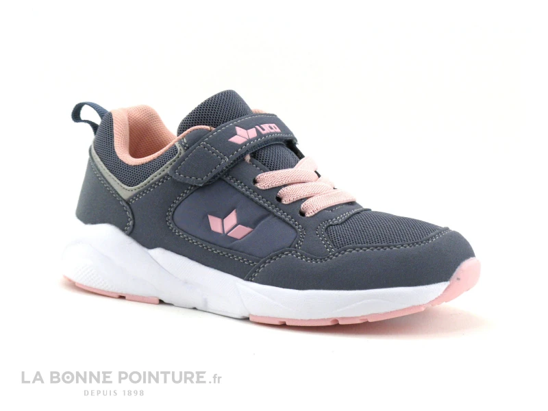 Lico 590458 Fin VS - Basket Fille Grise Et Rose - Elastique Et Velcro 3 Lico 590458 Fin VS - Basket Fille Grise Et Rose - Elastique Et Velcro