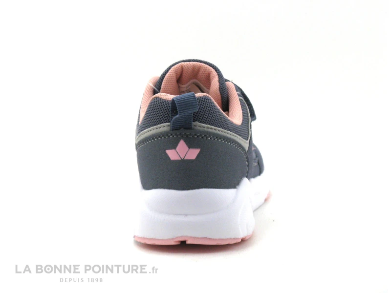 Lico 590458 Fin VS - Basket Fille Grise Et Rose - Elastique Et Velcro 5 Lico 590458 Fin VS - Basket Fille Grise Et Rose - Elastique Et Velcro – Image 3