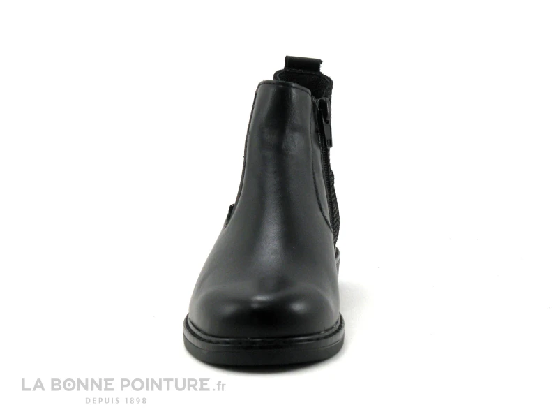 Bopy SELISOU Noir - Boots Chelsea Fille - Femme - Elastique Et Zip 4 Bopy SELISOU Noir - Boots Chelsea Fille - Femme - Elastique Et Zip – Image 2