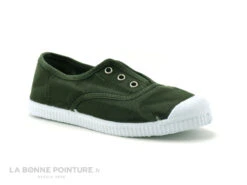 Skechery Boutique 21 Cienta 70777 Kaki - Tennis Toile Enfant Sans Lacet