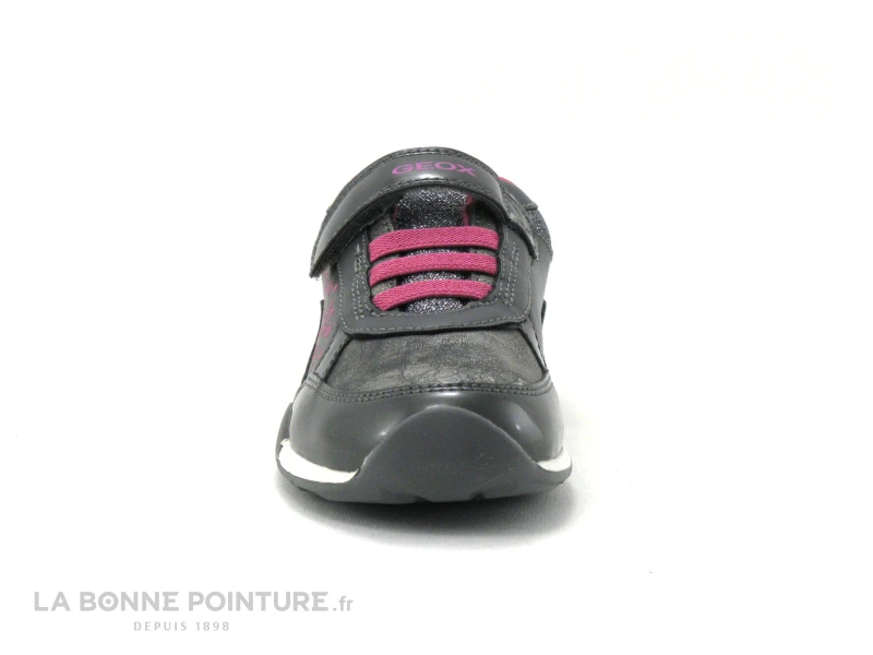 Geox JOCKER PLUS J04AUA Gris - Rose Fuchsia - Basket Fille 4 Geox JOCKER PLUS J04AUA Gris - Rose Fuchsia - Basket Fille – Image 2