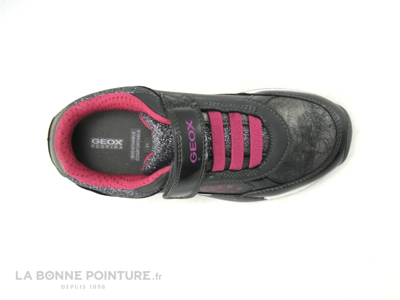 Geox JOCKER PLUS J04AUA Gris - Rose Fuchsia - Basket Fille 8 Geox JOCKER PLUS J04AUA Gris - Rose Fuchsia - Basket Fille – Image 6