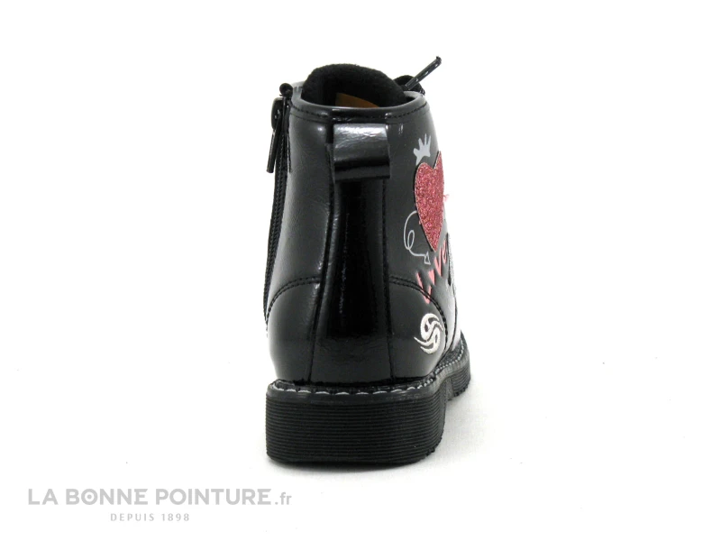 Dockers 49PS702 670 Noir - Graffitis - Boots Mode Fillette 6 Dockers 49PS702 670 Noir - Graffitis - Boots Mode Fillette – Image 4