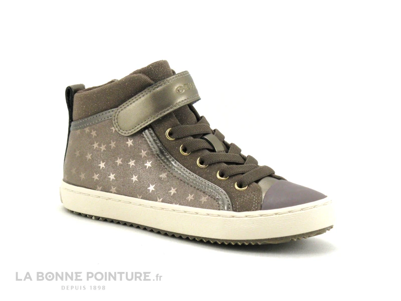 Geox KALISPERA Smoke Grey - J744GI - Basket Montante Fille 7 Geox KALISPERA Smoke Grey - J744GI - Basket Montante Fille – Image 5