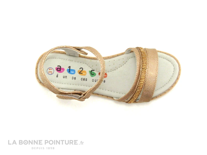 A12C4 VELINA - Rose Nude - Sandale Fille 5 A12C4 VELINA - Rose Nude - Sandale Fille – Image 3
