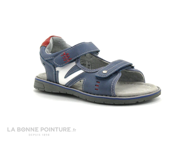 Sprox 387930 Bleu Rouge - Sandale Velcro GARCON 3 Sprox 387930 Bleu Rouge - Sandale Velcro GARCON