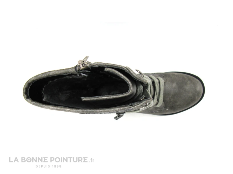 Wipop DICHON Gris - Botte A Lacet Fille Avec Fermeture Eclair 6 Wipop DICHON Gris - Botte A Lacet Fille Avec Fermeture Eclair – Image 4