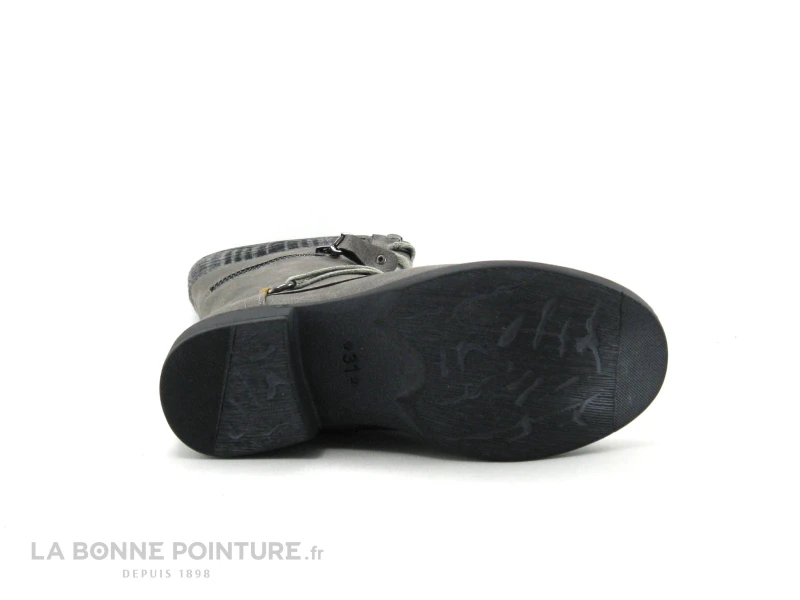 Wipop DICHON Gris - Botte A Lacet Fille Avec Fermeture Eclair 7 Wipop DICHON Gris - Botte A Lacet Fille Avec Fermeture Eclair – Image 5