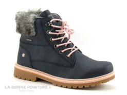 Lico ANOUK 320299 - Bleu Marine - Rose - Bottine Mode Fille