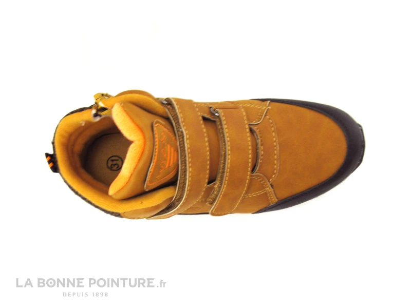 Wipop LAPAK Cognac - Baskets Garçon Scratch Et Zip 8 Wipop LAPAK Cognac - Baskets Garçon Scratch Et Zip – Image 6