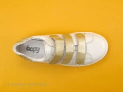 Bopy SAKOVEL Blanc Or - Basket Fille 3 Velcros -Skechery Boutique cd24607c73b9e66c561f35ea11d5d5ef img 5941.jpg 166692
