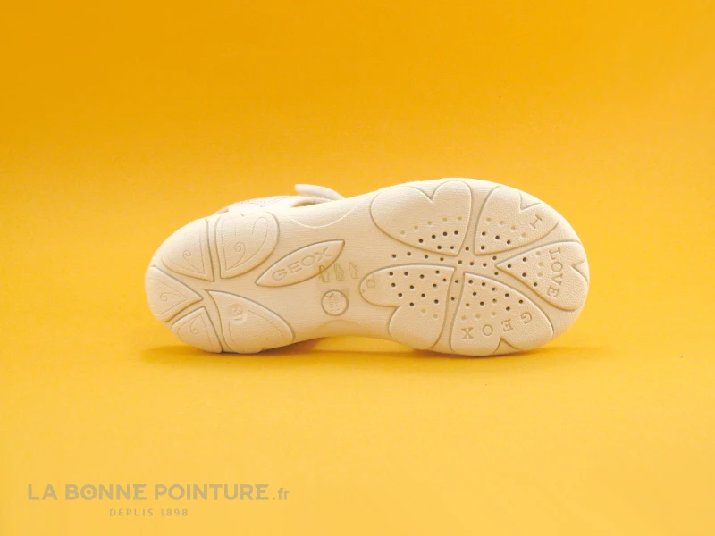 Geox SP CUORE J9290B White Silver - Sandale Fille 9 Geox SP CUORE J9290B White Silver - Sandale Fille – Image 7