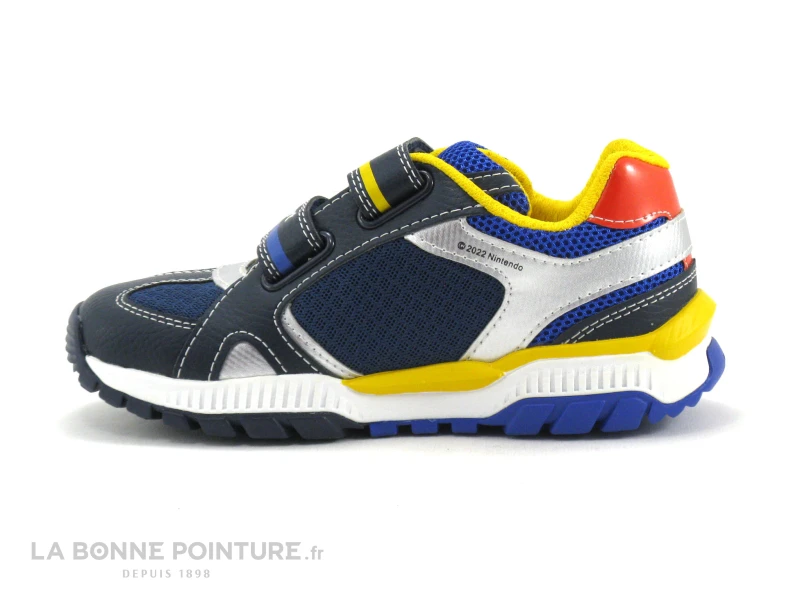 Geox SUPER MARIO J25AXA Tuono Navy Royal - Basket Enfant A Scratches 5 Geox SUPER MARIO J25AXA Tuono Navy Royal - Basket Enfant A Scratches – Image 3