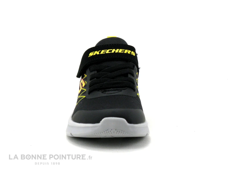 Skechers Microspec TEXLOR Black Red 403770L - Basket Noire GARCON 4 Skechers Microspec TEXLOR Black Red 403770L - Basket Noire GARCON – Image 2