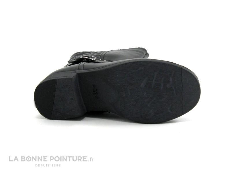 Wipop DELVIS Noir - Arriere Matelasse - Botte Fille 9 Wipop DELVIS Noir - Arriere Matelasse - Botte Fille – Image 7