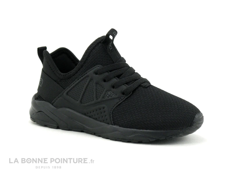 Kappa SAN DIEGO ELASTIC KID Black - 3117LTW - Basket Noire Enfant 3 Kappa SAN DIEGO ELASTIC KID Black - 3117LTW - Basket Noire Enfant