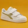Diadora GAME P PS Girl - White Gold - Basket Fille 2 Scratches - Blanc Or -Skechery Boutique cd24607c73b9e66c561f35ea11d5d5ef img 6703.jpg 167619