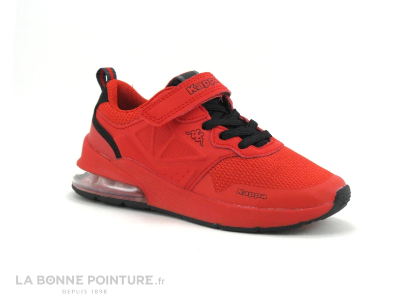 Kappa Logo SPLINTER Ev Kid - Rouge - Basket Enfant Elastique Et Scratch 3 Kappa Logo SPLINTER Ev Kid - Rouge - Basket Enfant Elastique Et Scratch