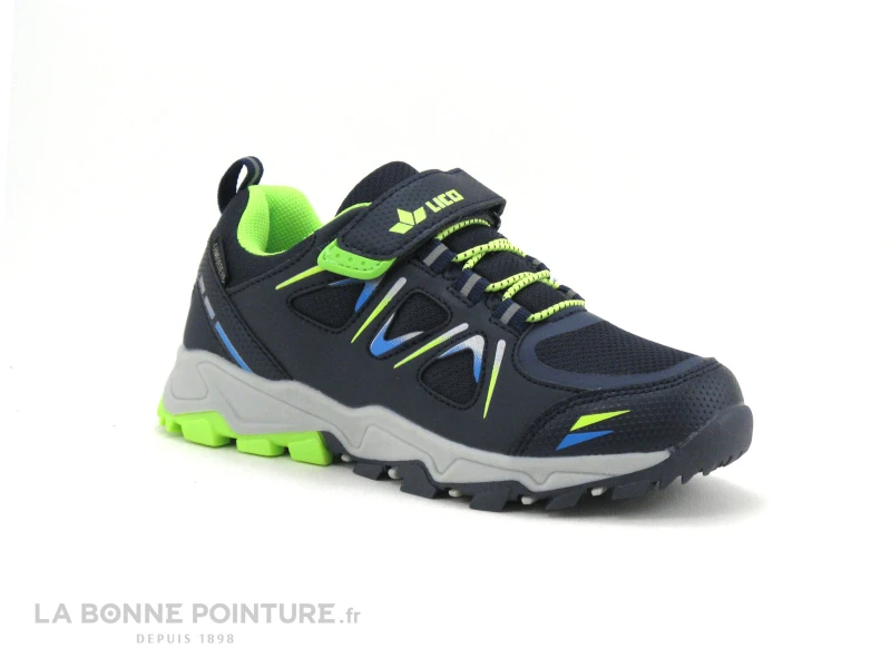 Lico ALLEN VS 420170 Bleu Marine - Turquoise - Lemon - Basket Enfant 3 Lico ALLEN VS 420170 Bleu Marine - Turquoise - Lemon - Basket Enfant