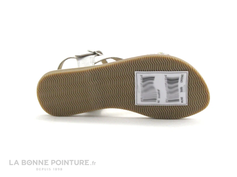 Wipop IBRE Argent - Nu-pieds Fille Brillant 6 Wipop IBRE Argent - Nu-pieds Fille Brillant – Image 4