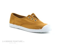 Skechery Boutique 41 Cienta 70997 - Ocre - Basket Toile Sans Lacet Enfant