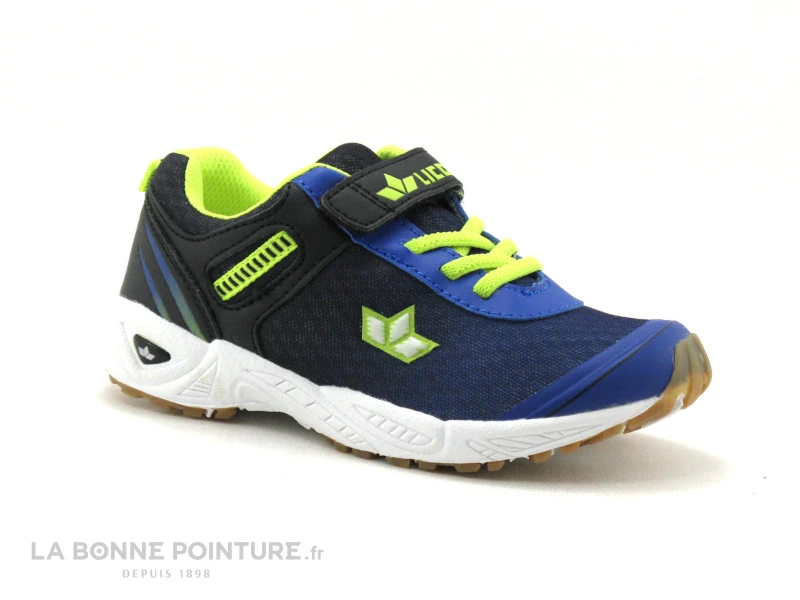 Lico BARNEY Marine Turkis - Basket Enfant - Elastique Et Velcro 3 Lico BARNEY Marine Turkis - Basket Enfant - Elastique Et Velcro