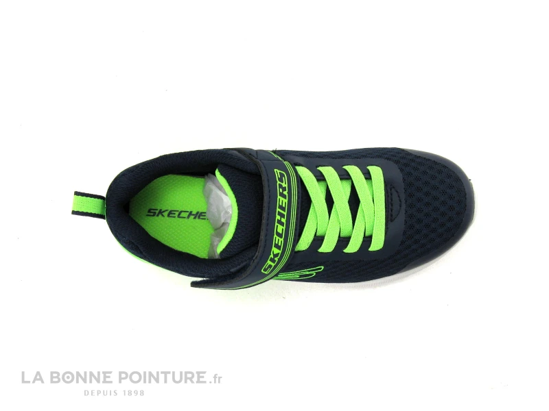Skechers 403773 Microspec Max GORVIX Navy Lime - Basket GARCON 8 Skechers 403773 Microspec Max GORVIX Navy Lime - Basket GARCON – Image 6