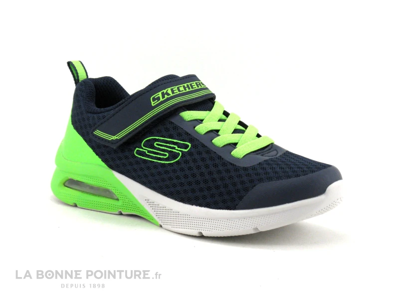 Skechers 403773 Microspec Max GORVIX Navy Lime - Basket GARCON 3 Skechers 403773 Microspec Max GORVIX Navy Lime - Basket GARCON