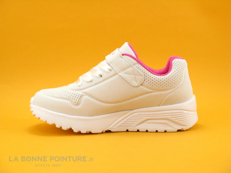 Skechers UNO LITE Blanc 310451L - Basket Fille Skechers Street 5 Skechers UNO LITE Blanc 310451L - Basket Fille Skechers Street – Image 3