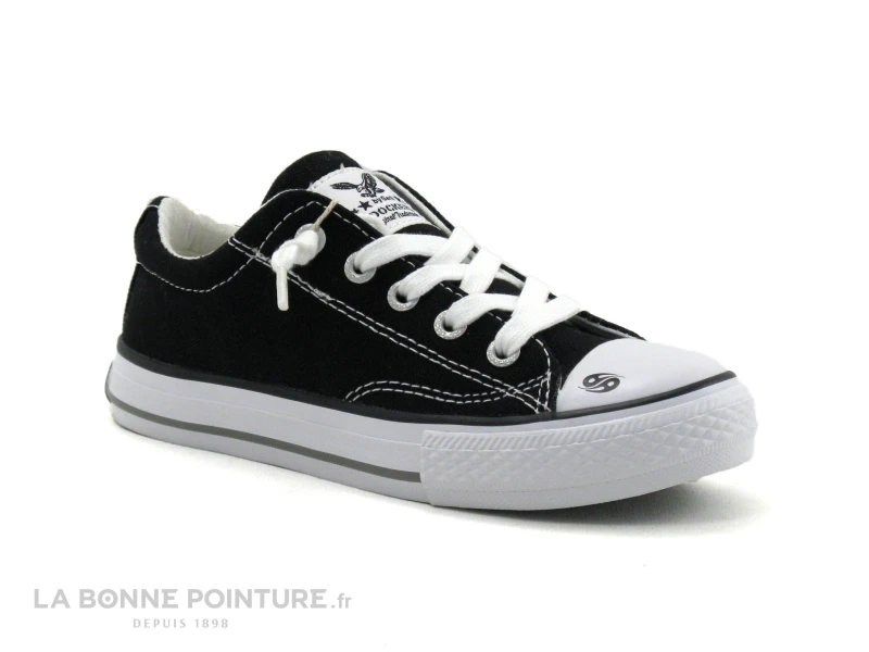 Dockers 48TE608 710 - Basket Enfant Toile Noire 6 Dockers 48TE608 710 - Basket Enfant Toile Noire – Image 5