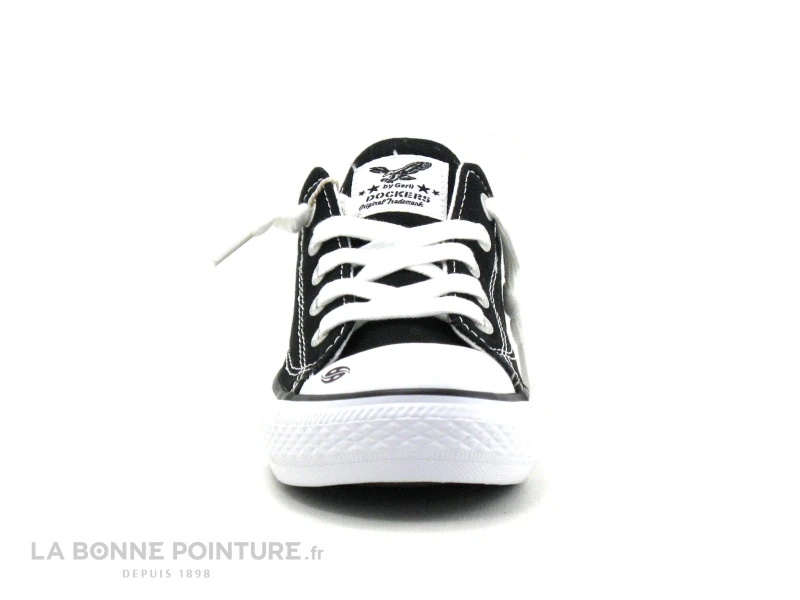 Dockers 48TE608 710 - Basket Enfant Toile Noire 3 Dockers 48TE608 710 - Basket Enfant Toile Noire – Image 2