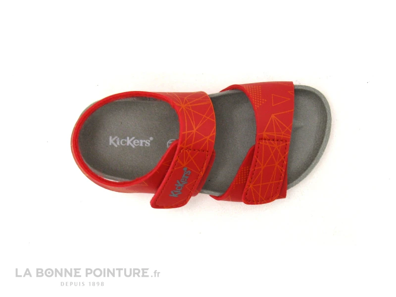 Kickers Summerkro Rouge Galactic 785457 - Sandale Velcro Enfant 5 Kickers Summerkro Rouge Galactic 785457 - Sandale Velcro Enfant – Image 3