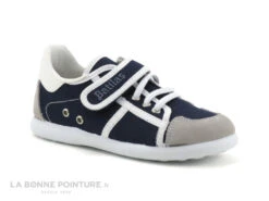 Skechery Boutique 23 Batilas 394 001 - Basket GARCON Toile Bleu Marine Avec Scratch